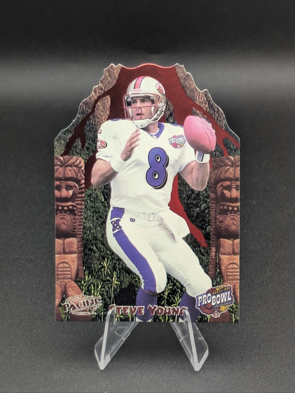1999 Pacific Pro Bowl Steve Young Die-Cut Insert #18 San Francisco 49ers NFL